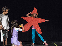 kids on stage